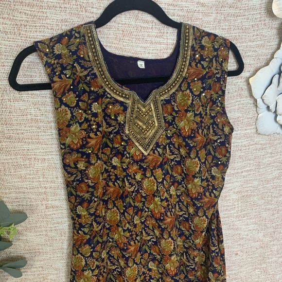 [sari style] Midi Sparkle Dress - Picture 3 of 7